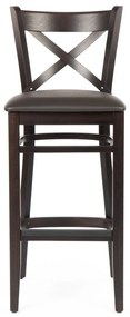 XTON 04 SG UP AMERICAN WALNUT DREVENÁ BAROVÁ STOLIČKA S PODSEDÁKOM brown