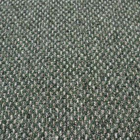 Timzo, Metrážny koberec Rubin 2146 green, na mieru, šíře 4m, zelená, ab (mriežka), chodba / predsieň