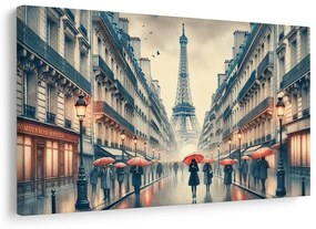 Obraz Paríž v daždivom dni