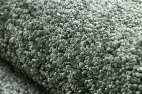 Okrúhly koberec INDUS 27 zelený, melanž