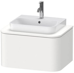 DURAVIT Happy D.2 Plus závesná skrinka pod umývadlo pod dosku, 1 zásuvka, 650 x 480 x 354 mm, biela matná lakovaná, HP494003636