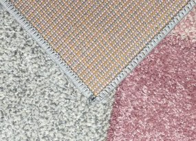 Koberce Breno Kusový koberec PORTLAND 1923/RT41, ružová, viacfarebná,200 x 285 cm