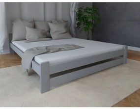 Sammer Drevená posteľ v rôznych farbách bez čela DIANA DIANA 120 x 200 cm Biela