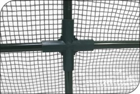 Garden Line Biely skleník na paradajky 200 x 77 x 168/146 cm
