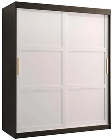 Skriňa Amiro 1 150 čierny/biely