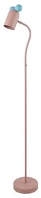 Svetlomodro-ružová stojacia lampa s kovovým tienidlom (výška 133,5 cm) Mouse – GTV