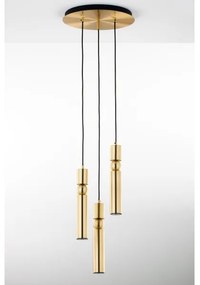 Jupiter 2019 - Luster na lanku ALAS 3xGU10/10W/230V zlatá