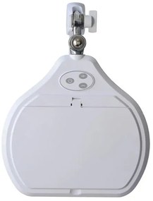 LED Stmievateľná stolná lampa s lupou LED/12W/230V biela