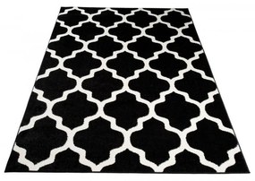 Kusový koberec Berda čierny 140x190cm