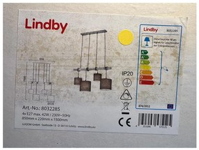 Lindby Lindby - Luster na lanku RUKAIA 4xE27/42W/230V LW1328