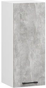 Horná kuchynská skrinka OLIWIA W30 H720 biela / betón