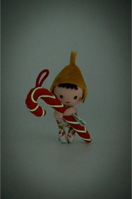 Lilliputiens - vianočný škriatok s cukrovou paličkou a čiapočkou