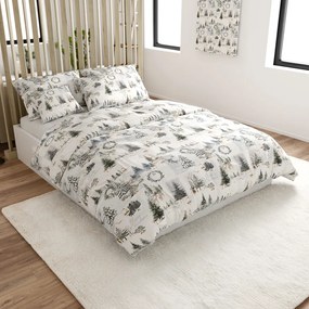 Bavlnené obliečky WINTER WHISPER farebné Rozmer obliečky: 70 x 90 cm | 140 x 200 cm