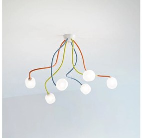 Ideal Lux - LED Flexibilný prisadený luster OCTOPUS 6xG9/3W/230V pestrofarebná