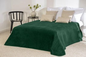 Obojstranný prešívaný prehoz BEDDO 008 170x210 cm zelený