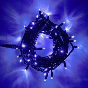 DECOLED Svetelná reťaz LED 20 m, modrá, 120 diód, IP67