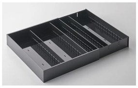 Čierny plastový príborník do zásuvky 47.5 x 35 cm - YAMAZAKI