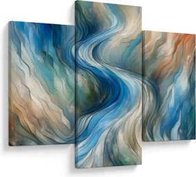 Obraz - Abstraktný prúd (90x60 cm)