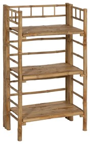 Bambusový regál v prírodnej farbe 61x104x34 cm Manali – Ixia