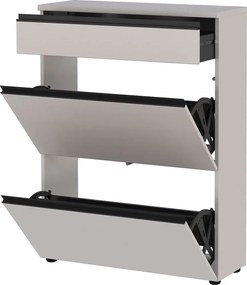 Krémová skrinka na topánky 80x107x29 cm Baldone – Germania