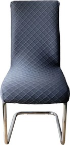 ARÔME HOME Poťah na stoličku, tmavo sivý