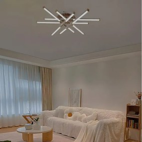 LED Stmievateľný prisadený luster LED/90W/230V 3000-6500K + diaľkové ovládanie