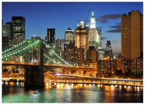 Obraz - Most s New Yorkom (70x50 cm)