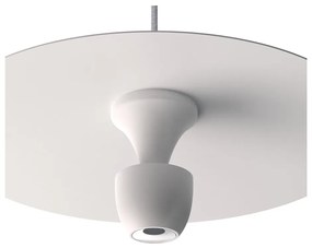 Biele závesné svietidlo SULION Poppins, výška 150 cm