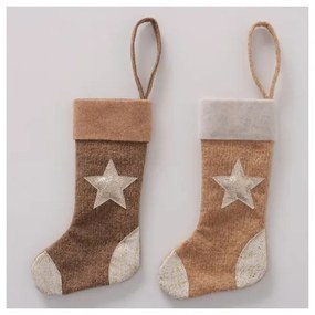 Súprava 2 závesných vianočných pančúch Boltze Stevy