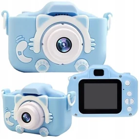Digitálny fotoaparát pre deti Mačička X5 modrý
