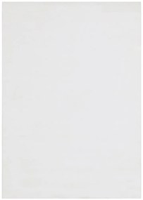 Kusový koberec COLOR UNI White, 140x200, biela, obývacia izba, B-line