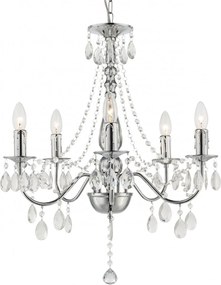 Toolight Toolight, stropné svietidlo 5xE14, EBT014-5CP, chróm, OSW-01249