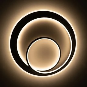 BRILAGI - stmievateľné LED stropné svietidlo FLARE LED/70W/230V, priemer 50 cm, biela/čierna + diaľkové ovládanie