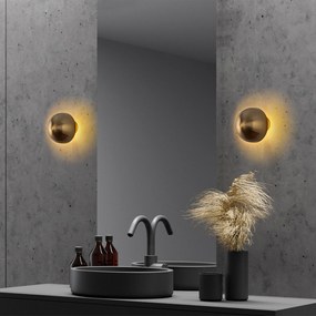 Nástěnná lampa Fungal 16 cm zlatá