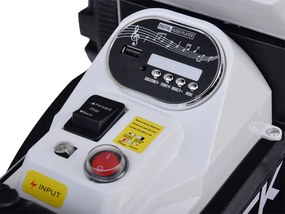 JOKOMISIADA Traktor s prívesom na akumulátor, svietiaci, červený PA0234