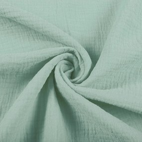 Biante Mušelínová plienka/dečka MSN-020 Pastelovo šalviová 120x120 cm