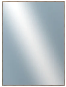 DANTIK - Zrkadlo v rámu, rozmer s rámom 60x80 cm z lišty Hliník wenge (7273515)