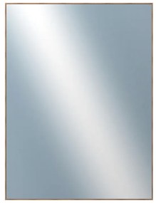 DANTIK - Zrkadlo v rámu, rozmer s rámom 60x80 cm z lišty Hliník wenge (7273515)