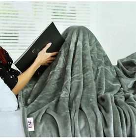 Deka sivá 150 x 200 cm EMI