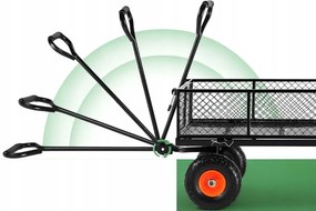 Multifunkčný záhradný vozík 3v1 s nosnosťou 200 kg