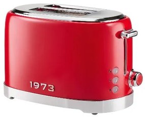 Silvercrest®  Hriankovač Retro 1973, červený + Chlebník Retro 1973, červený  (800010789)