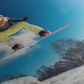 Obraz - Snowboardista (120x50 cm)