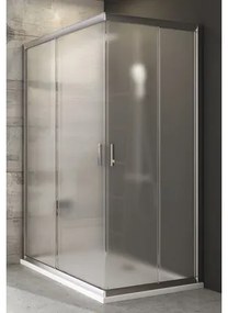 Jedna strana sprchového kúta RAVAK Blix BLRV2K-100 satin+Grape 1XVA0U00ZG