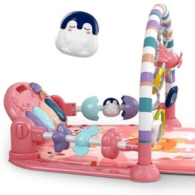 Hracia podložka klavír- rôzne typy, ružová