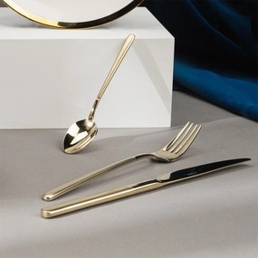 Príborový set 16 ks – Kyoto PVD Champagne pieskovaný - 103592