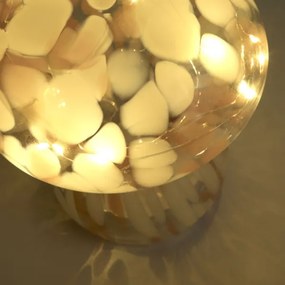 Searchlight EU27027PI - LED stolná lampa AMELIA LED/0,2W/230V béžová