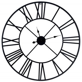 Nástenné hodiny ITALY 80 cm čierne