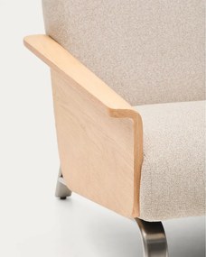 Béžová ženilková pohovka 165 cm Amsen – Kave Home