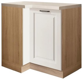 Kuchynská skrinka Smart 14D pravá Sonoma/biely Mat