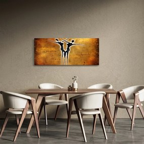 Obraz maľby tanečného páru (120x50 cm)